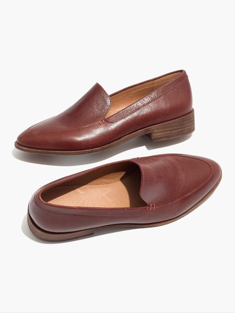 Madewell The Frances Brown Leather Loafers  Size 7